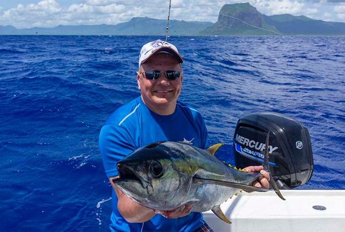 The best season for yellowfin tuna is March and April