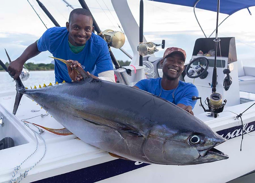 The Skippers of Papa Casalo, Jerry and Samuel..